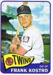 1965 Topps Baseball Cards      459     Frank Kostro